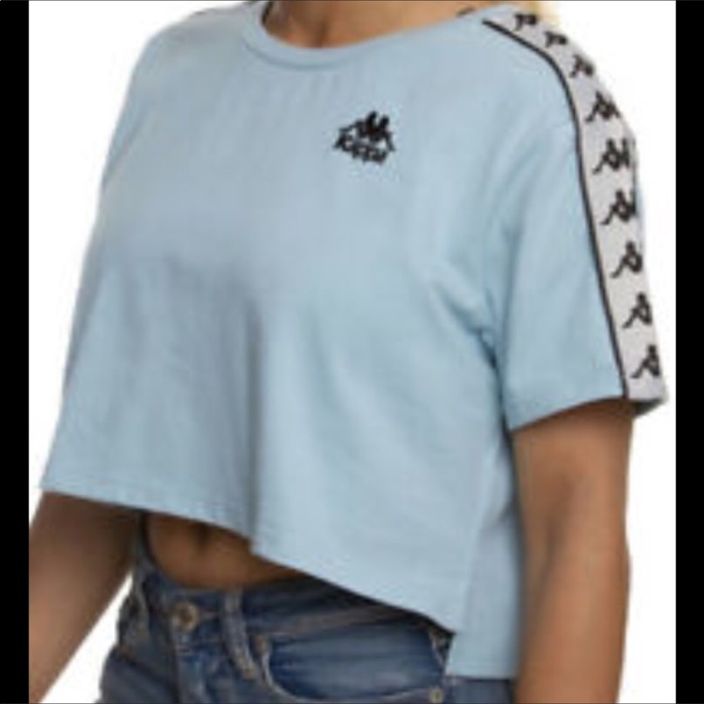 Kappa Short Sleeve Logo Cropped Tee